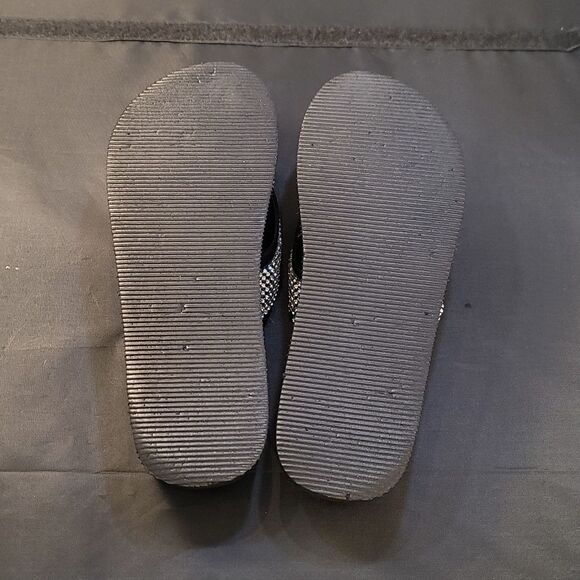 KRISTEN!S KLOSET CRYSTAL FLIP-FLOP GLITZY WOMEN'S WEDGE SANDALS - Picture 8 of 14